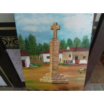 Средна картина масло на платно Испания - 3788